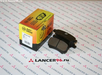 Тормозные колодки задние JustDrive - Lancer96.ru-Продажа запасных частей для Митцубиши в Екатеринбурге