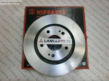 Диск тормозной передний Outlander XL  - Nipparts - Lancer96.ru-Продажа запасных частей для Митцубиши в Екатеринбурге