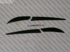 Накладки (реснички) на задние фонари Lancer X седан - Lancer96.ru-Продажа запасных частей для Митцубиши в Екатеринбурге